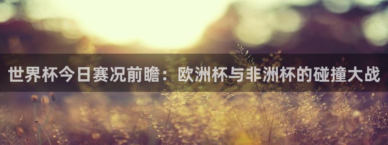 世界杯足球2026：世界杯今日赛况前瞻：欧洲杯与非洲杯的碰撞大战